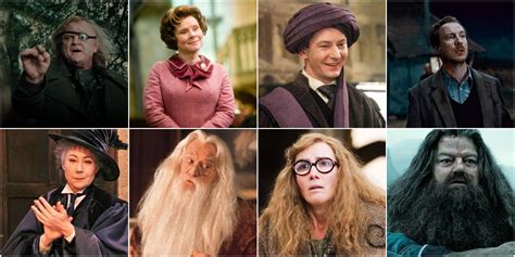harry potter teachers list.